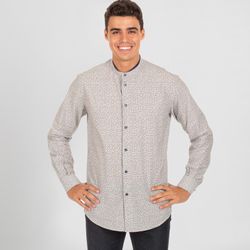 Camisa Hombre Aldo Slim Fit Vichy Rayas/Triangulos
