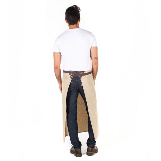 Delantal Frances Atacama 89x92 Arpillera