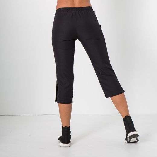 Pantalon Mujer Pirata Abertura Lateral