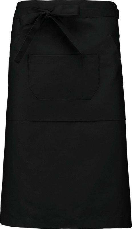 Lange Schürze aus Polyester / Baumwolle