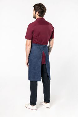 Lange Schürze aus Polyester / Baumwolle