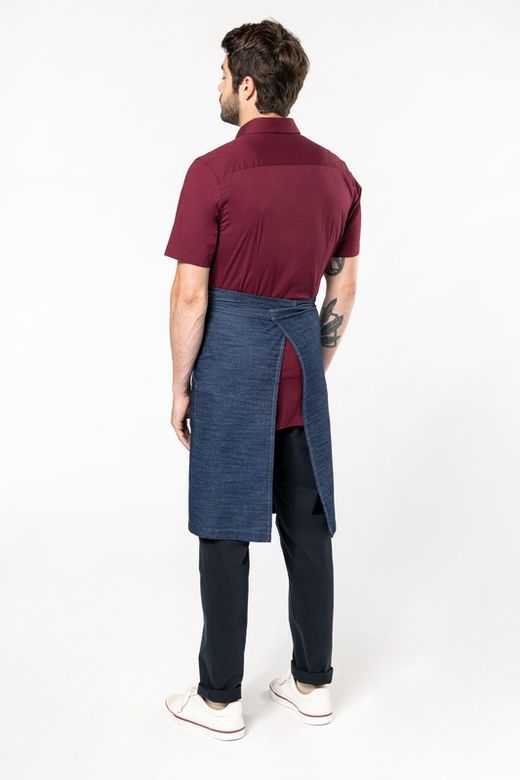 Lange Schürze aus Polyester / Baumwolle