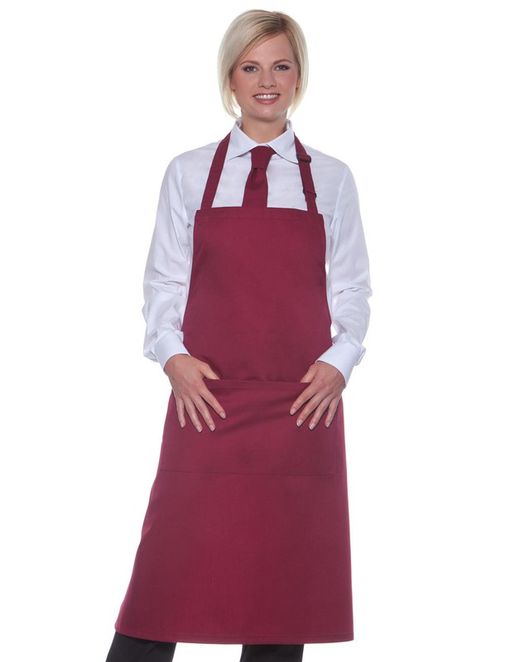 Latzschürze mit Tasche