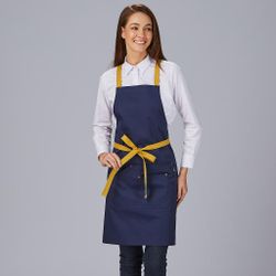 Delantal Peto Tirantes Contraste 88x74 Cm