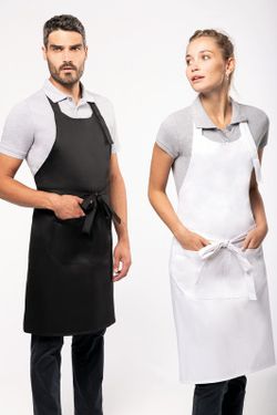 Delantal poliéster/algodón Lavable a altas temperaturas