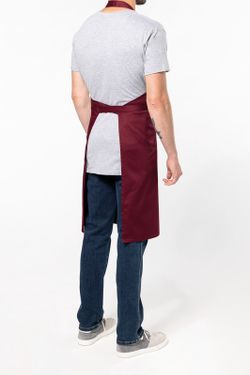 Schürze aus Polyester / Baumwolle ohne Taschen