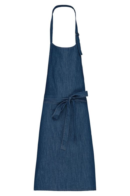 Polyester / cotton apron without pockets