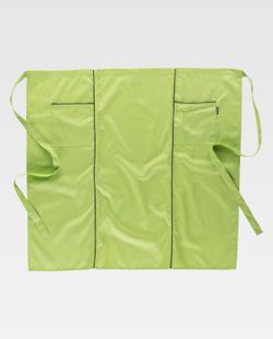 Schürze ohne Lätzchen 90x85 Live in Kontrast Lime Green