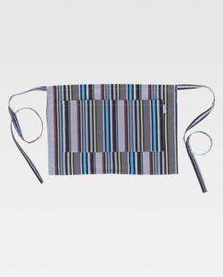 Schürze ohne Lätzchen mit Taschen bedruckte Streifen 50x35 gedruckt