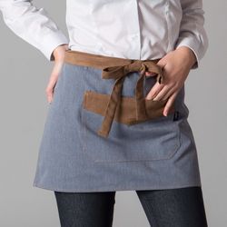 Delantal Sin Peto Corto Combinado Antelina 35x57 Cm