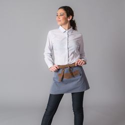 Delantal Sin Peto Corto Combinado Antelina 35x57 Cm