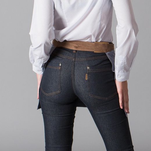 Delantal Sin Peto Corto Combinado Antelina 35x57 Cm