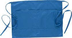 Delantal francés 35x50cm con 2 bolsos Celeste