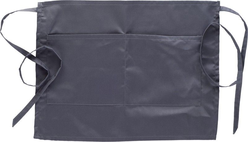 Delantal francés 35x50 con 2 bolsos Gris UNICA_Gris