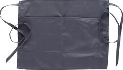 Delantal francés 35x50 con 2 bolsos Gris