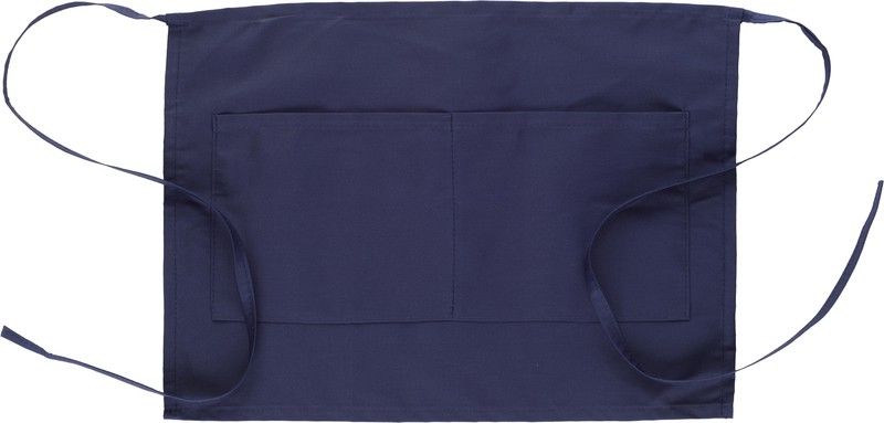 Delantal francés 35x50cm con 2 bolsos Marino