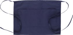 Delantal francés 35x50cm con 2 bolsos Marino