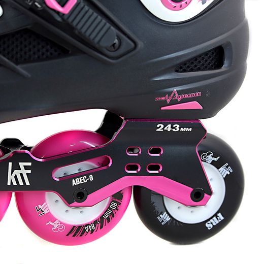 DES KRF PATIN B FRS ANGEL 4x80 ROSA/BLAN/NEGRO