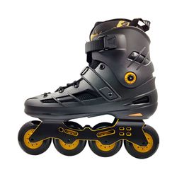 DES KRF PATIN B FRS ANGEL 4x80NEW FRAME NEG/ORO