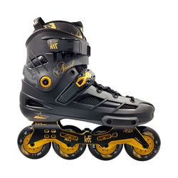 DES KRF PATIN B FRS ANGEL 4x80NEW FRAME NEG/ORO