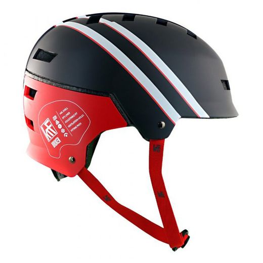 DES KRF PROT. HELMET BROKEN ROJO