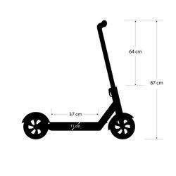 Des krf scooter agr ego rojo-gris