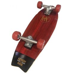 Des krf skateboard surf skate - ready to ride - red 78,74x26,
