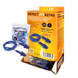 DETECT-FIT, tapones detectables c/cordón en bolsas de 150 pr SNR 32