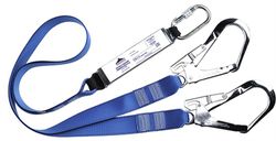 Doble cincha de amarre con absorbedor