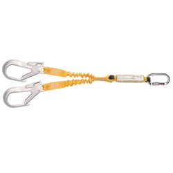 DOBLE CINTA ELÁSTICA 1,78 m, con absorbedor y mosquetones