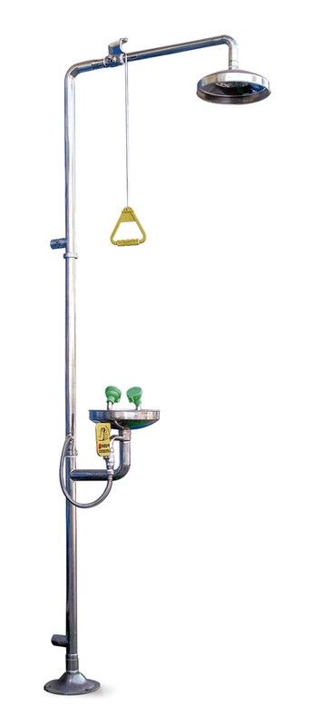 Douche oculaire en acier inoxydable Steelpro