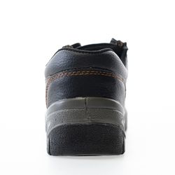 DUMIO, zapato S1P de cuero vacuno negro y cordones