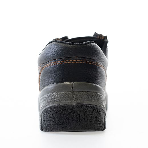 DUMIO, zapato S1P de cuero vacuno negro y cordones