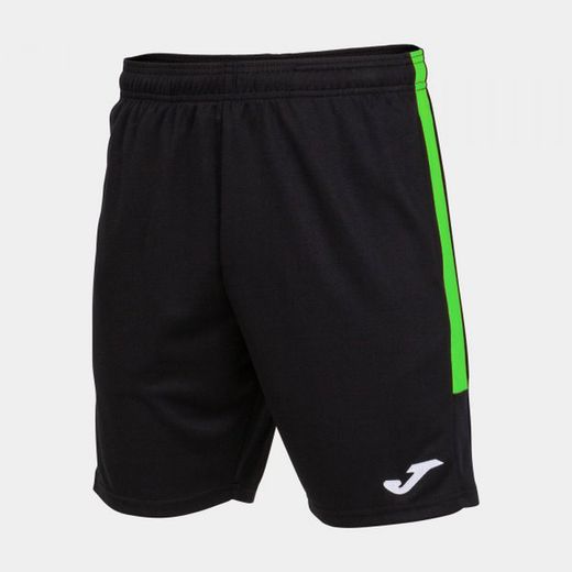 Eco Championship Bermuda Noir Vert Fluo