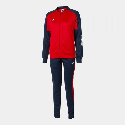 Eco Championship Tracksuit Red Navy