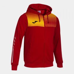 Eco Supernova Zip-Up Hoodie Red Yellow