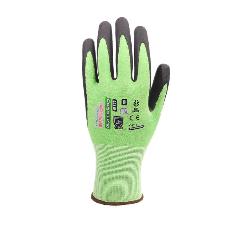 ECOPRO SAFETOP, Guante Bio based, Nylon+RPET reciclado -10