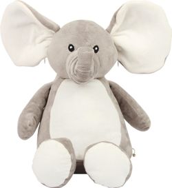 Elefante de peluche con cremallera