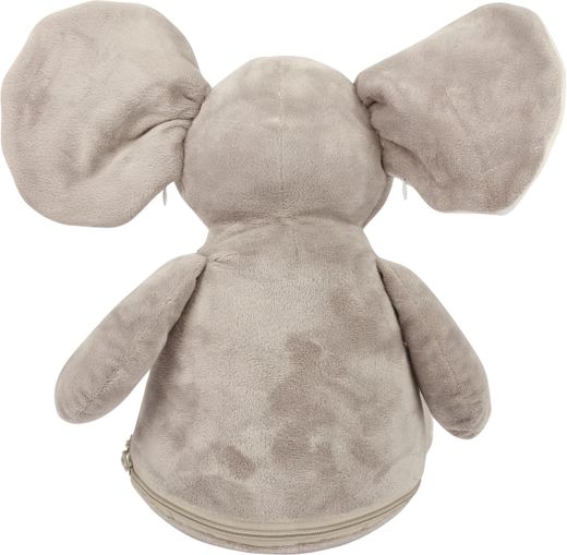Plüschtier Elefant mit Reißverschluss