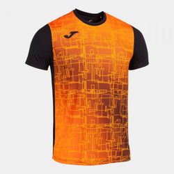 Elite Viii Short Sleeve T-Shirt Black Orange