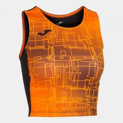 Elite Viii Top Black Orange