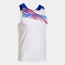 Elite X Sleeveless Shirt White Royal