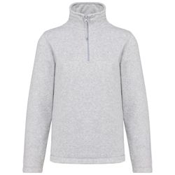 Enzo - Giacca in micropile zip a 1/4