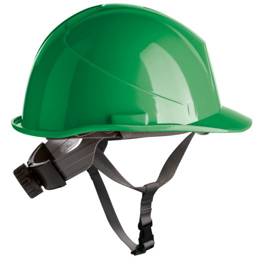 ER SERIES, casco de HDPE con barboquejo y rosca, EN397