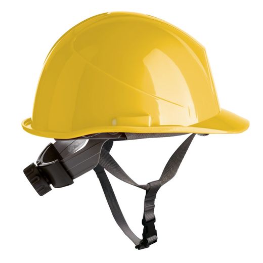 ER SERIES, casco de HDPE con barboquejo y rosca, EN397