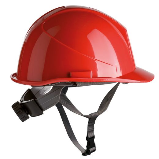 ER SERIES, casco de HDPE con barboquejo y rosca, EN397