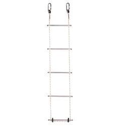 ESCALERA, enrollable de cuerda de 11 m y 37 peldaños