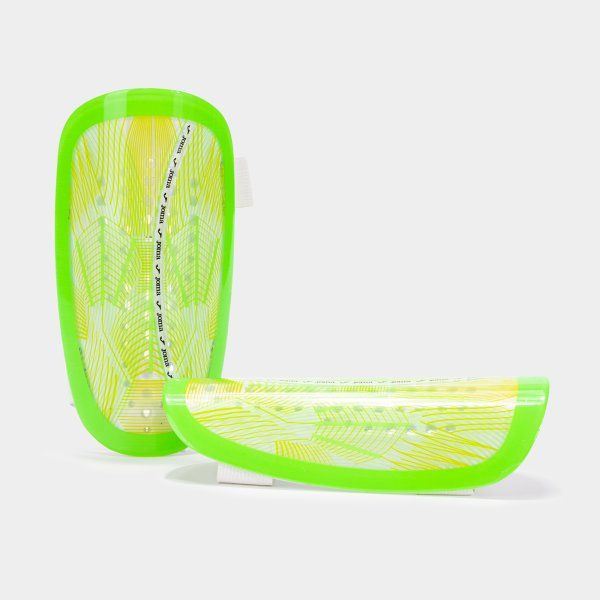 Attack Shin Guards Fluor Green Fluor Yellow