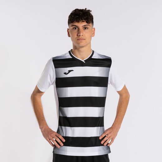 Europa V Short Sleeve T-Shirt White Black