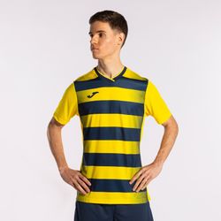 Europa V Short Sleeve T-Shirt Yellow Navy